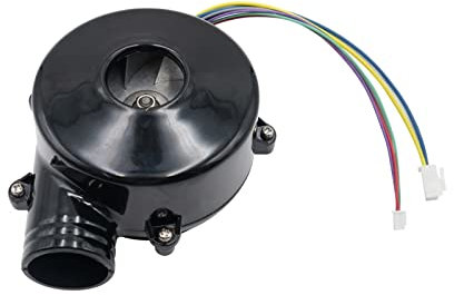 9260 DC 24V 6.5A / 8A 5.2 / 6.2kpa Hochdruck-Radialventilator Zentrifugal-Turbogebläse mit Luftvolumen Abluftventilator for Barbecue-Grill-Turbo-Radialgebläse ( Color : 8A Fan and Drive , Size : Small