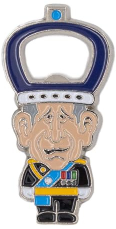 Elgate King Charles III - Metal Bottle Opener Magnet, 76868-000