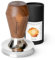 KRONENSCHLUSS Barista - ⌀ 58er | Made in Germany Barista Tamper | konkave Aussparung für perfekten Puck | Nussholz und Edelstahl | 58,4 mm
