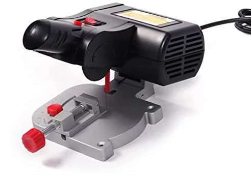 Sega alternativa a batteria, Sega da banco da taglio elettrica Sega da banco con sega da 3/8quot; Lama da sega da taglio Utensile elettrico for metallo Legno Plastica nuovo per tagliare metallo, legno