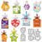 MAYJOYDIY Geschenkanhänger Metall Stanzformen Herz Pentagramm Stanzformen Für Die Kartenherstellung Festtagskarte Präge Stanzschablonen Für DIY Scrapbooking Album Basteldekoration