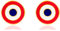 Lot de 2 Pin's Cocarde Bleu Blanc Rouge | Pins Patriotique pour Fierté Nationale | Accessoire Mode Drapeau Français | Épinglette Solidarité Patriote France | Broche Costume Homme