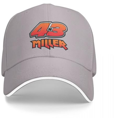 AIETPOIJ Basecap Jack Miller 43 Cap Baseballkappe Trucker-Mütze Rugby-Mütze für Herren und Damen Geschenk