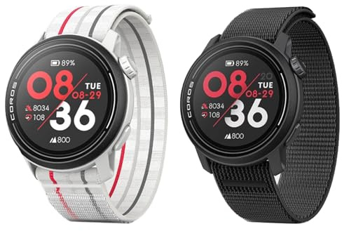 SUGARJAR Deportiva Nailon Correa Compatible con COROS PACE 3 / APEX PRO/2 PRO/APEX 46 mm para Mujeres y Hombres