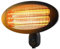 Kiswa Collection 2KW Electric Patio Heater – Wall Ceiling Mounted Outdoor Heater – Waterproof IPX4 Rated – Black Electric Warmer for Garden, Patio, Balcony