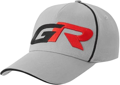 Toyota Gazoo Racing, Offizielle 2025 WEC Merchandise, Team Baseball Cap, Mütze, verstellbar, Silber, Rot, Weiß