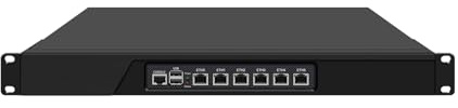 1U Rack Mount Firewall Appliance, PFSense, Mikrotik, OPNsense, VPN, 3th Gen Core I5 3320M, 3340M, RJ08, 6 x 2.5GbE I226-V LAN, Console, 8G RAM, 64G SSD