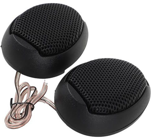 BESPORTBLE 1 Paire de Tweeters de Haut-Parleur Automobile Forme Galet, Haut-parleurs D'aigus à Dôme, Compatibles Plusieurs Modèles de Voiture, Accessoires Audio pour Réparation