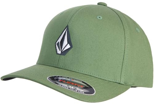 Volcom Full Stone Flex Cap (Olive, S/M)