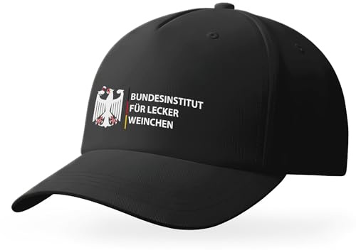 Tassenbrennerei Kappe Bundesinstitut Fuer lecker Bierchen lustig Geschenk Bierliebhaber Herren Basecap