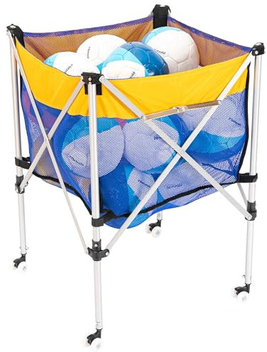 Betzold Sport - Faltbarer Ballwagen für 20 Bälle - Fußball Handball Volleyball