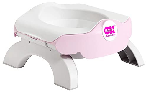 OKBABY Roady - Pot de Voyage Pliant pour Enfants, Devient un Réducteur de Toilette - Rose N39055435X