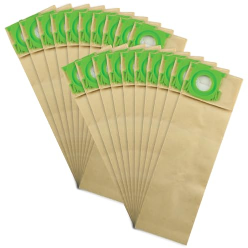 SPARES2GO Strong Dust Bags for Taski Ensign SM1/2 Stealth 1 Vacuum Cleaner (Pack of 20 Bags)