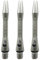 ABC Darts - Aluminum Dart Schäfte Set mit O-Ringe - Short Silber - 4 sätz Dart Shafts