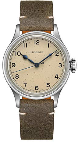 Longines orologio Heritage Military 38,5 mm acciaio automatico L2.819.4.93.2