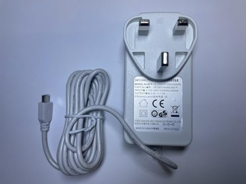 Replacement for UK White 5.0V 600mA Switching Power Supply S003GB0500060 Charger MICRO B