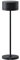 Whisper iGuzzini, lampada da tavolo LED senza fili, con batteria ricaricabile, dimmer touch, 2200K/2700K/3000K, IP65, corpo in alluminio h38cm - Col. Nero