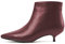 Lutalica W Moda Donna Pizzo Opaco Pelle Cerniera Comfort Basso Kitten Tacco Abito Stivaletti, borgogna, 41 EU