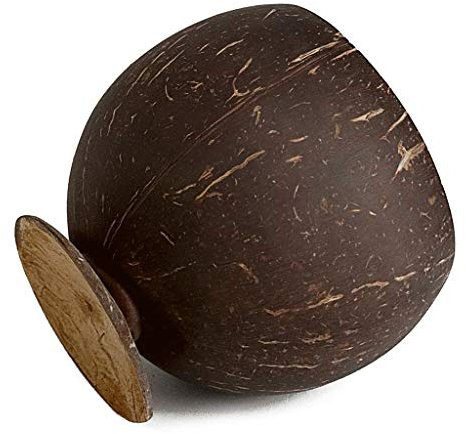 Joocyee Tasse de Noix de Coco Naturelle créative Noix de Coco Fruit bière café Tasse de Boisson Froide, Tasse de Noix de Coco, Couleur en Bois