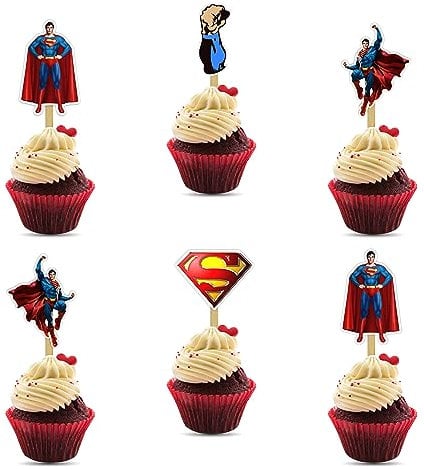 Seyal® Suprman Cupcake Topper