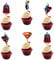Seyal® Suprman Cupcake Topper