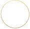 Blümelhuber Metallringe zum Basteln Deko Hochzeit - Ringe Gold Deko Frühling Pflanzen Deko Trockenblumen Kranz Rohling (35 cm)