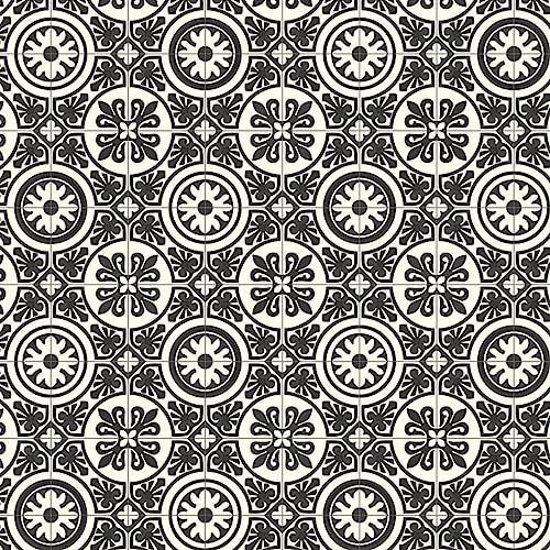 Vinylflooring UK White Grey Designer Effect Vinyl Flooring Roll For Living Room, Dining Room, 2.8mm Thick Cushion Backed Vinyl Sheet, Waterproof Lino Flooring-3m(9'10) X 1m(3'3)-3m²