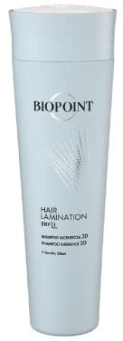 Biopoint Hair Lamination - Shampoo Lucentezza 3D, per Capelli Sfibrati e Danneggiati, Dona Idratazione, Morbidezza e Luminosità Effetto Specchio, 200 ml