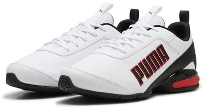 PUMA Equate SL 2 Laufschuhe Herren Sneaker Schuhe 310039 02 Weiss/schwarz/rot, Schuhgröße:48 EU