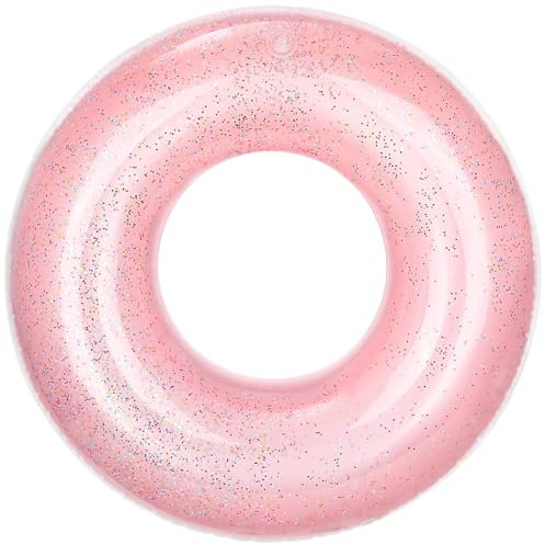 Oirigaga Schwimmring Kinder, Aufblasbarer Eiskönigin Schwimmreifen für 3-6 Jahre, Eisa Prinzessin Swimming Ring, Kleine Floating Wasserreifen, Cartoon Anime Pool Wasserring Spielzeug für Mädchen