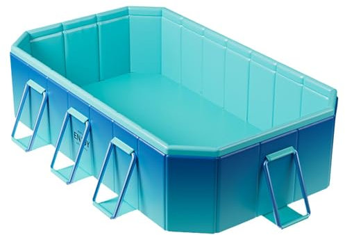 Foldable Pool for Kids | Kid Pool Swimming Pools | Dog Swimming Pool Collapsible, Portable Bath Tub Non-Inflatable Kiddie Pool, Cat Shower Tub Outdoor Indoor
