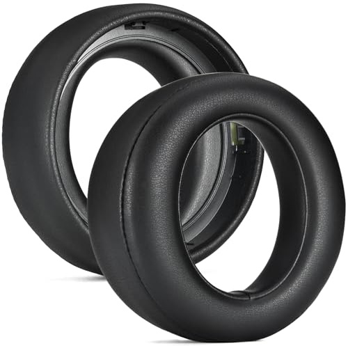 defean Ersatz-Ohrpolster, kompatibel mit Sony PlayStation PS5 Pulse Elite Wireless Headset, Ohrpolster mit Geräuschisolierungsschaum (Kunstleder)
