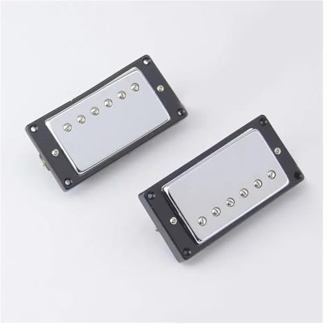 1 Set E-Gitarre Alnico Humbucker Pickups für LP Chrome Cover