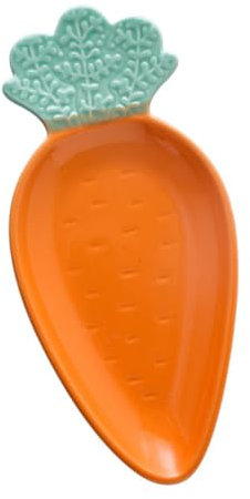 CIYODO Schüssel für Salat Karottenschale Salatschüssel aus Porzellan Gericht in Karottenform Gerichte in Gemüseform Karottengericht salat bowl salad bowl Heimschüssel Keramikschale