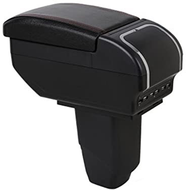 NYSQOFMB Aufbewahrungsbox Armlehne Inhalt Der Zentralen Aufbewahrungsbox Für Peugeot 206 Einlagiges Zubehör Für Armlehnenboxen Mit Aschenbecher Getränkehalter