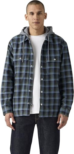 Levi's Herren Jacke Francisco Sherpa Flannel mit Reißverschluss, Standard Fit