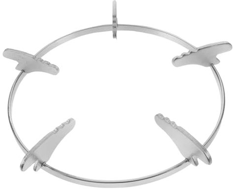 Operitacx Wok Ring Stand aus Gusseisen Rutschfester Kochfeldhalter für Gasherde Einsetzbar für Wok und Töpfe Hohe Haltbarkeit und Stabilität Lösung für Ihre Kochbedürfnisse