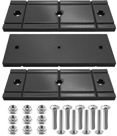 Rubber Replacement Pads Compatible with Rockwell Jawhorse, Rubber Vise Jaws Pads, Improved Cushioned Clamping Workstation Accessory, 3 Pack Black