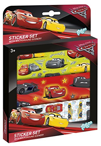 TOTUM - BJ140073 - Aufkleberset - Cars Disney