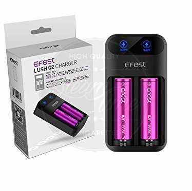 Efest Lush Q2 Ladegerät für Li-Ionen Akku 2A