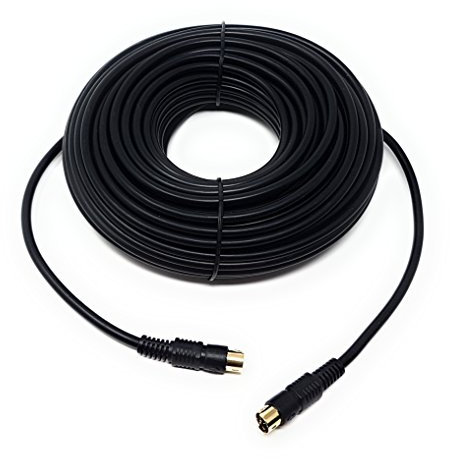 MainCore 20m long SVHS S-Video 4 pin mini-Din/Male to Male Cable Cord Lead