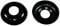 SN-TEC Abdeck Rosetten Rund für Geländer | Rohre | Heizungen usw. Schwarz/Weiß/Grau, Durchmesser wählbar ! (10 Stück) (Aussen 57mm / Innen 20mm, Schwarz)