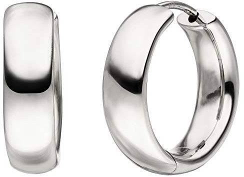Jobo Damen Creolen 925 Sterling Silber Ohrringe Silbercreolen Silberohrringe
