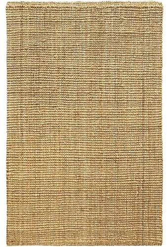 casa pura Natürlicher Jute-Teppich 160 x 230 cm – Moderner Wohnzimmer-Teppich - Naturfaser Jute-Teppich - Umweltfreundlicher gewebter Teppich für Küche, Flur, Schlafzimmer