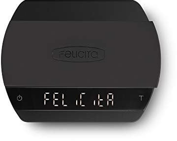 Felicita ARC Electronic Coffee Scale, 105x135x15.5mm, BLACK