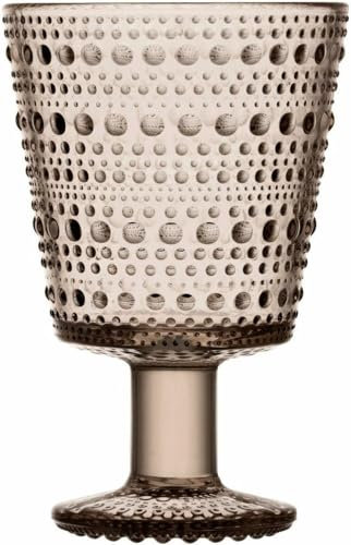 Iittala 1051136 Kastehelmi 2-er Set Gläser, 26cl, leinen, Glas