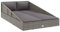 vidaXL Gartenbett für 2 Personen Sonnenliege Doppelliege Gartenliege Relaxliege Liege Gartenmöbel Rattanmöbel Grau 110x200cm Poly Rattan