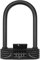 JUNSHEN U Lock Bike Lock, Heavy Duty Combination Bike U Shackle Secure Locks Bike Locks Anti Theft (16mm U Lock + Mount Bracket)