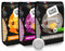 CARTE NOIRE – Café en Dosettes Souples Assortiment Classique N°5/Corsé N°7/Espresso N°8 – 3 Paquets de 60 Dosettes – Compatibles Senseo (180 dosettes)