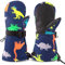 SEYUFN Winterhandschuhe für Kinder, Handschuhe, atmungsaktiv, warm, für Outdoor-Skifahren, für Babys, Jungen und Mädchen, von 2 bis 6 Jahren (Bunte Dinosaurier., 2-4 Jahre)